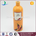 YSov0004-01 Оранжевая керамическая бутылка с маслом с чили Дизайн